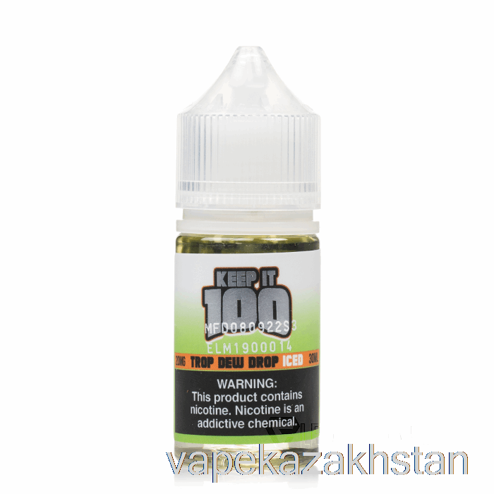 Vape Disposable Iced Trop Dew Drop - Keep It 100 Salts - 30mL 20mg